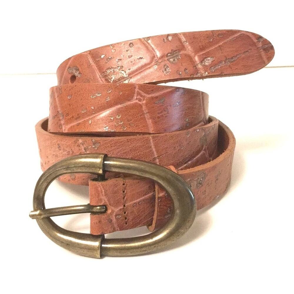 - GARUGLIERI Leather Belt made in Italy NWOT - SIZE L = LARGE
